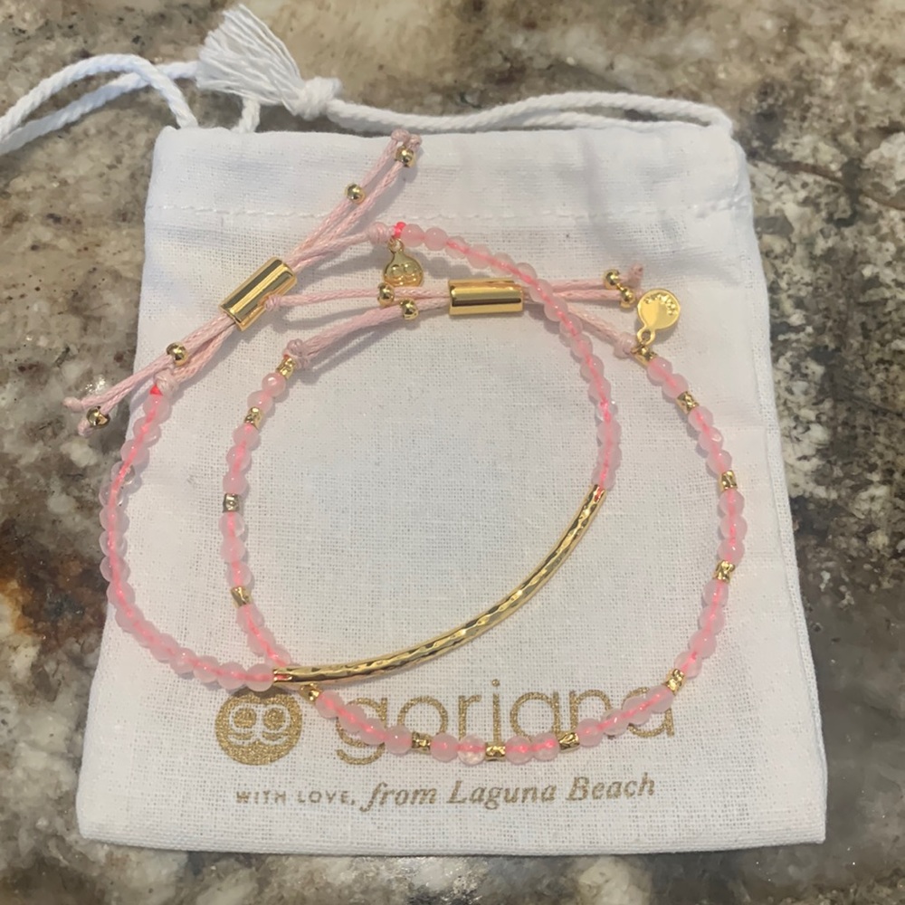 Gorjana rose quartz